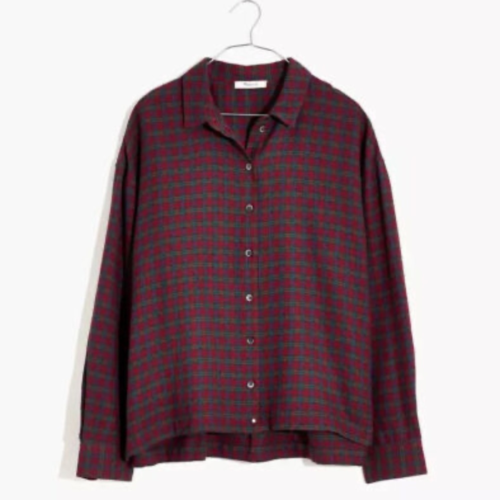 Madewell Westlake Shirt in Pfeiffer Plaid - MC062